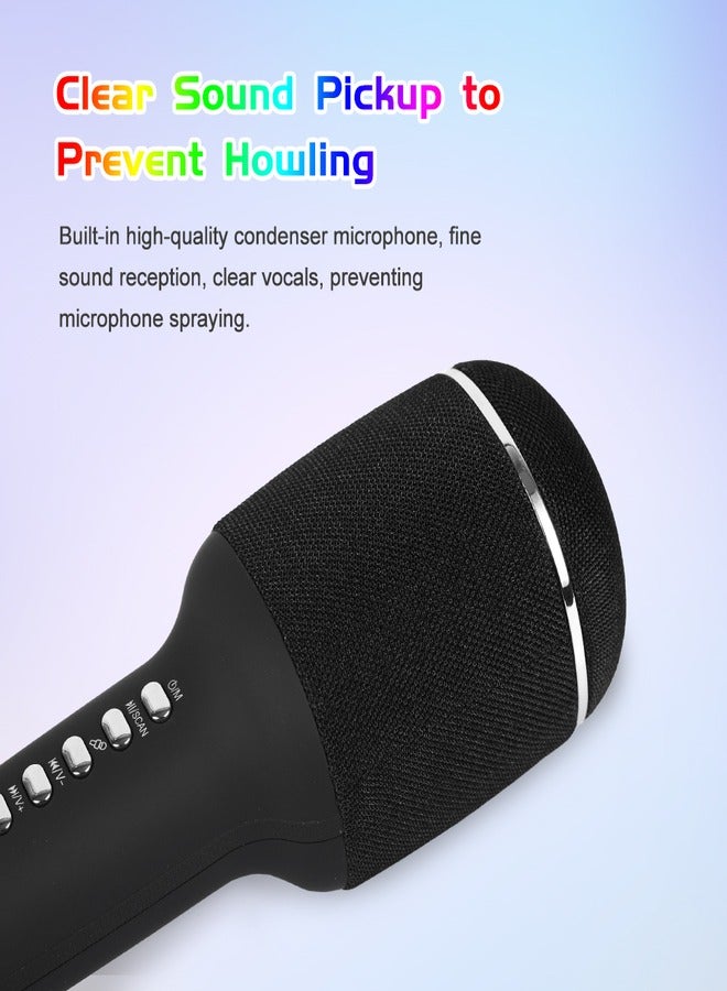 Wireless Bluetooth Karaoke Microphone, 3-in-1 Portable Handheld Mic Speaker Machine for All Smartphones, Gift for Girls Boys Kids Adults - Image 3