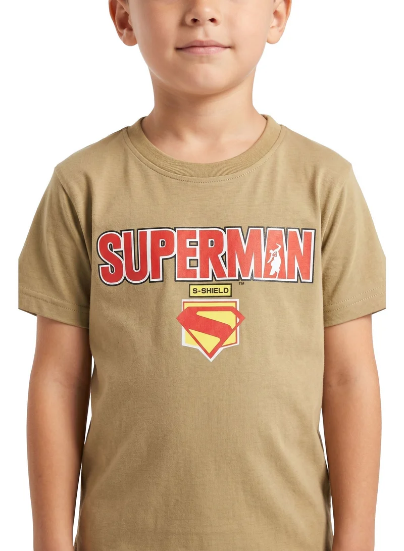 Warner Bros. DC Comics Superman Toddler Boys PJ Set – Cotton T-Shirt & Jogger Pants Sleepwear Set