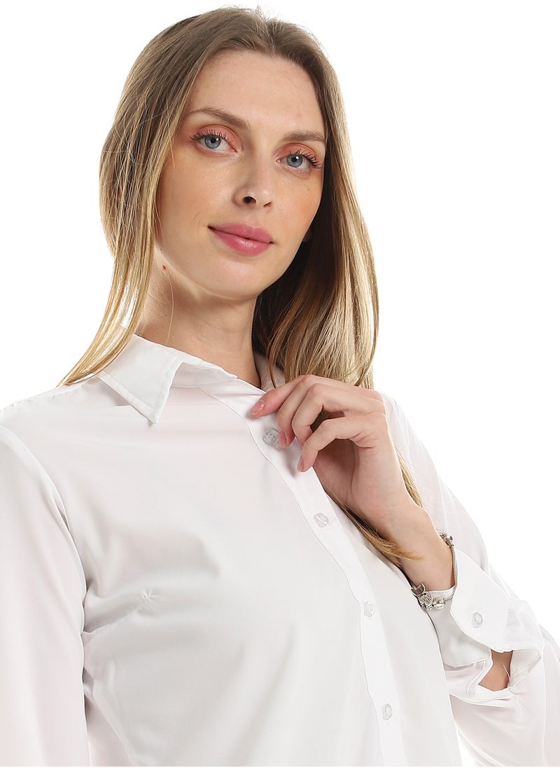 Master Jeans - Women Long sleeve buttoned down shirt - Image 1