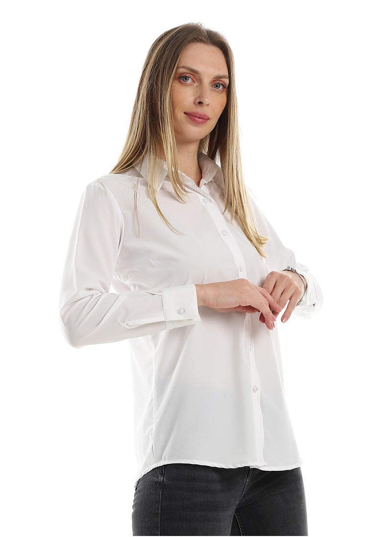 Master Jeans - Women Long sleeve buttoned down shirt - Image 1