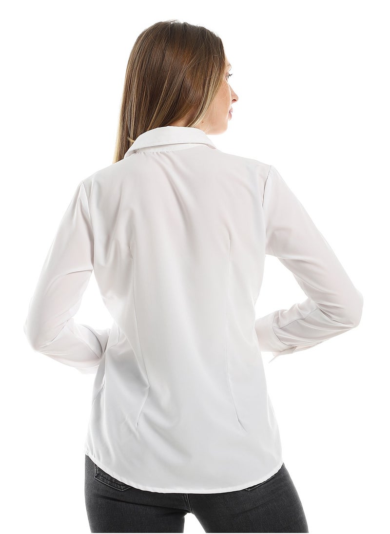 Master Jeans - Women Long sleeve buttoned down shirt - Image 1