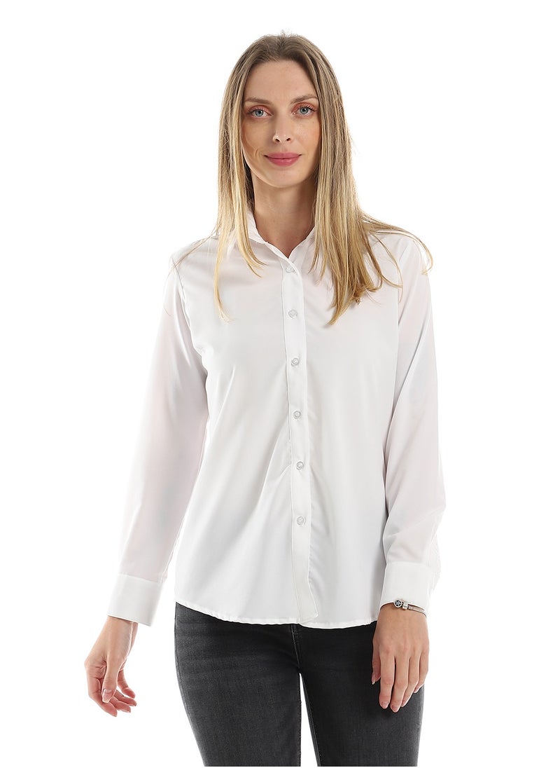 Master Jeans - Women Long sleeve buttoned down shirt - Image 1