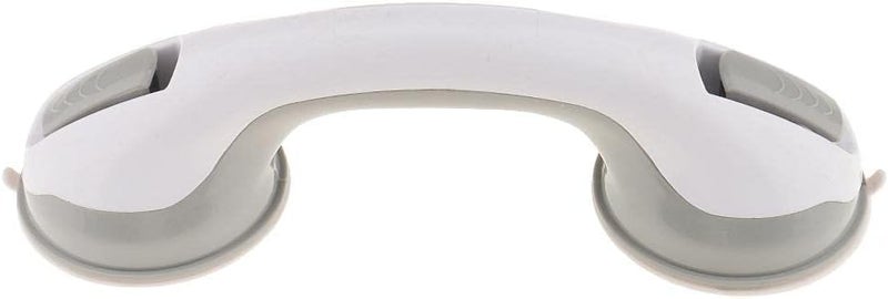 klarako 11" Strong Suction Cup Helping Handle Safety Grab Bar Handrail Bath Tub Bathroom Shower Armrest for Children Elderly  Gray, as described - Image 1