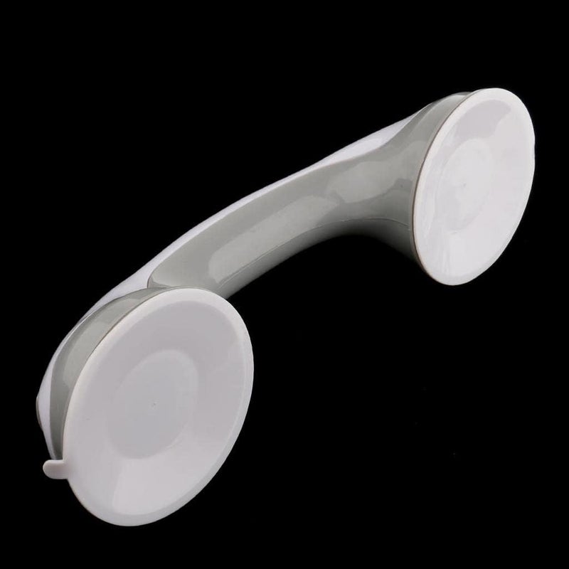klarako 11" Strong Suction Cup Helping Handle Safety Grab Bar Handrail Bath Tub Bathroom Shower Armrest for Children Elderly  Gray, as described - Image 4