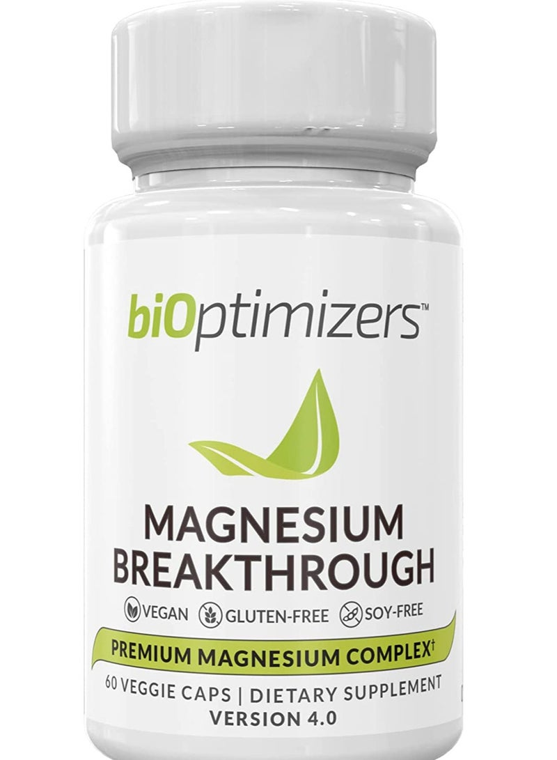 BiOptimizers Breakthrough Magnesium Supplement 60 Pills
