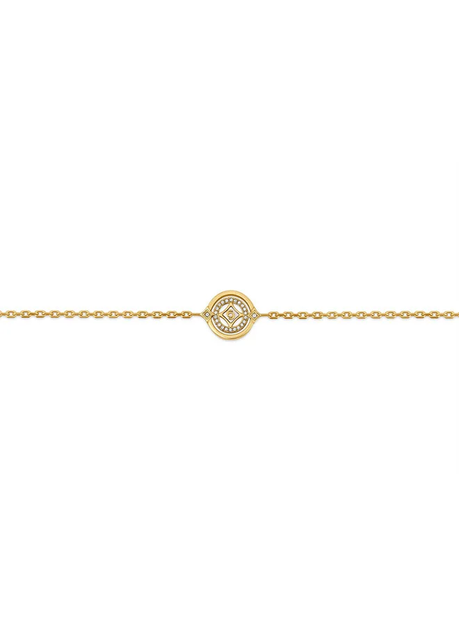 CERRUTI 1881 Francesca Gold Round Motif Bracelet for Women