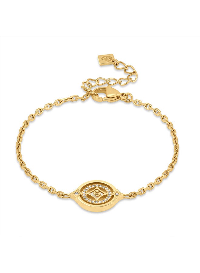 شيروتي 1881 سوار فرانشيسكا ذهبي بدائرة مزخرفة للنساء - Image 1