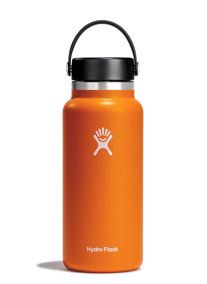 Hydro Flask - 32 oz Wide Mouth with Flex Cap Stainless Steel Reusable Water Bottle - Vacuum Insulated, Dishwasher Safe, BPA-Free, Non-Toxic - Image 1