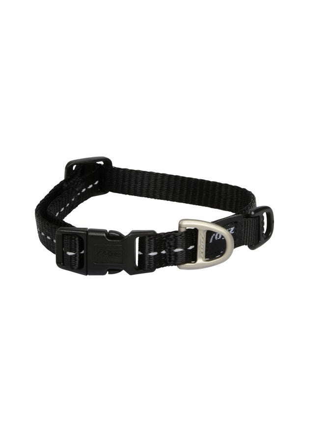 Rogz Reflective Dog Collar for Medium Dogs, Adjustable from 12-17 inches, Red - Image 3