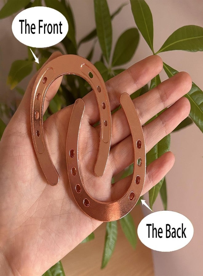HDFSP 10 pcs Good Luck Horseshoes for Crafts, Mini Horseshoes Decor Wall Hanging for Vintage Rustic Wedding Party Decoration - Image 2