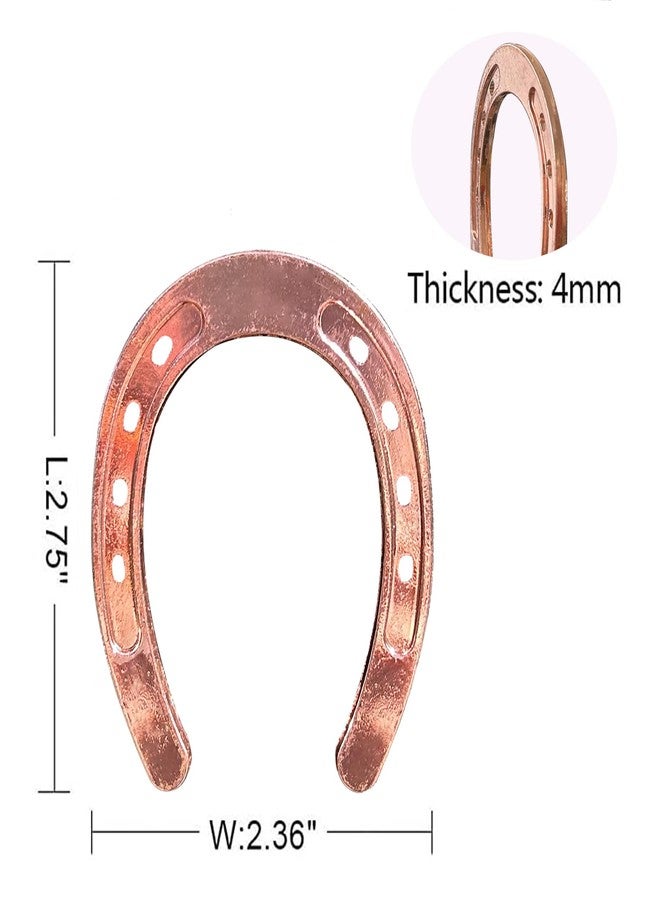 HDFSP 10 pcs Good Luck Horseshoes for Crafts, Mini Horseshoes Decor Wall Hanging for Vintage Rustic Wedding Party Decoration - Image 3