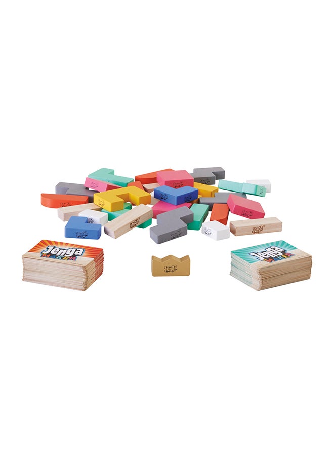 HASBRO - GAMING Maker, Genuine Hardwood Blocks, Stacking Tower Game For Kids Ages 8 And Up, 2-6 Players  - Image 1