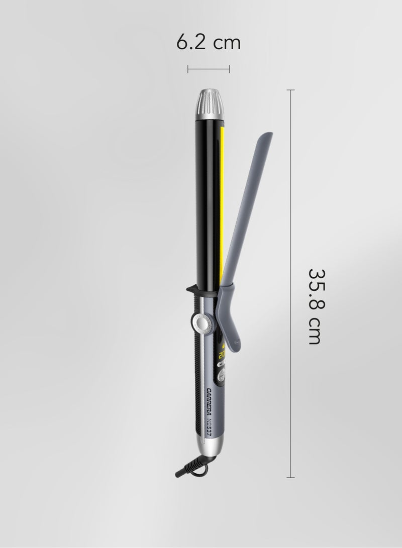 Carrera CRR537 Professional Hair Curling Machine 26mm, Wide Reach Curling Tong for Women, Ceramic-Coated Flexi Rod, LED Temperature Control, Quick Heating, Ideal for Home Salon, 2 Years Warranty - Image 5