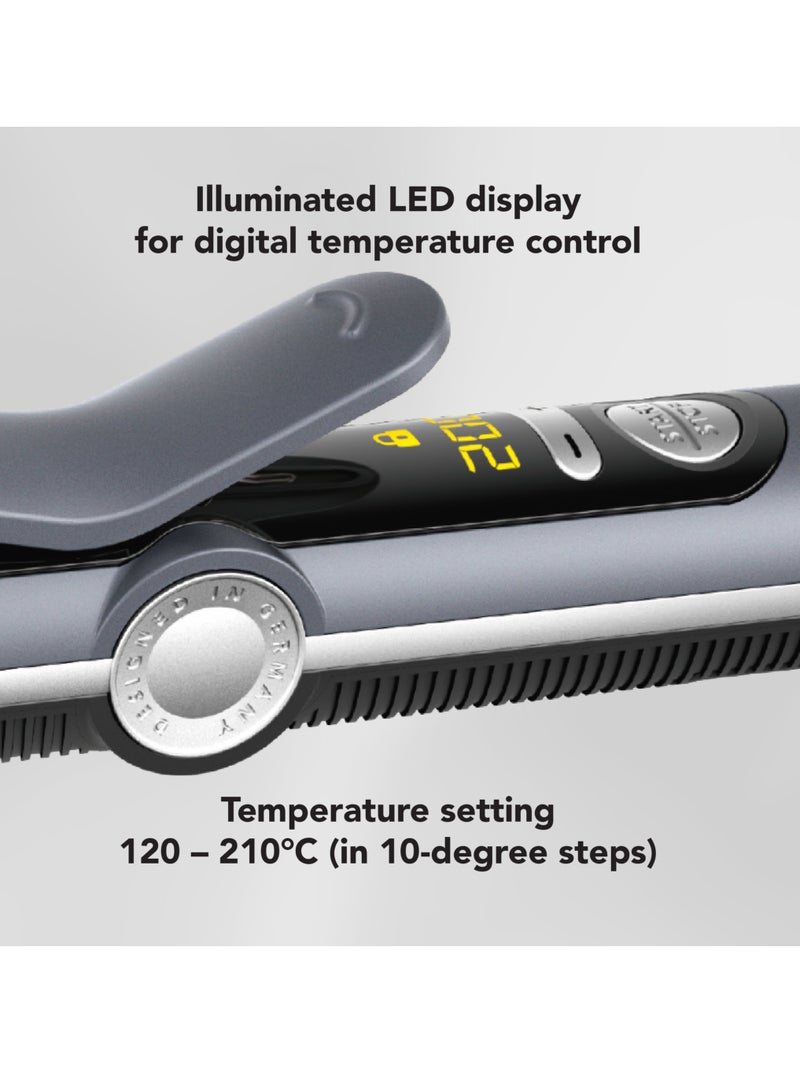 Carrera CRR537 Professional Hair Curling Machine 26mm, Wide Reach Curling Tong for Women, Ceramic-Coated Flexi Rod, LED Temperature Control, Quick Heating, Ideal for Home Salon, 2 Years Warranty - Image 4