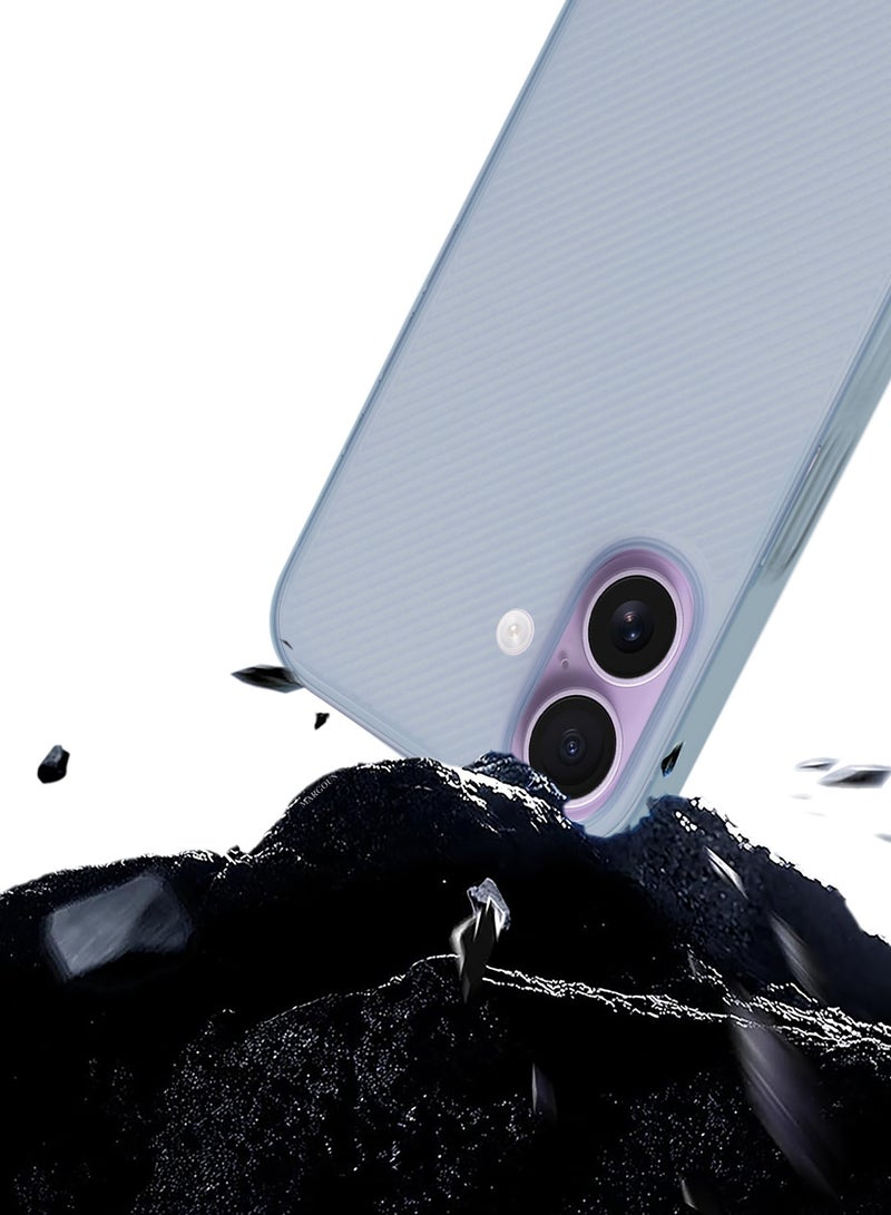 CATANES Case Cover for iPhone 17 - Sturdy Durable Ultra-Thin Case - Air Skin Line Design Transparent Back Cover -  Drop Protection Cover  - Light Blue - Image 4