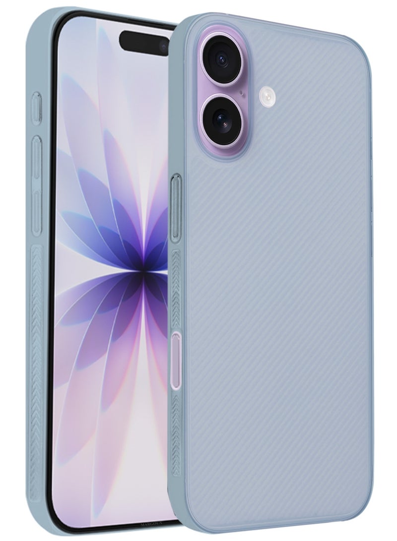 CATANES Case Cover for iPhone 17 - Sturdy Durable Ultra-Thin Case - Air Skin Line Design Transparent Back Cover -  Drop Protection Cover  - Light Blue - Image 2