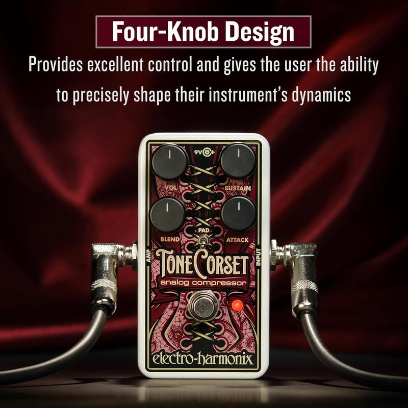 electro-harmonix Tone Corset Analog Compressor Pedal - Image 5