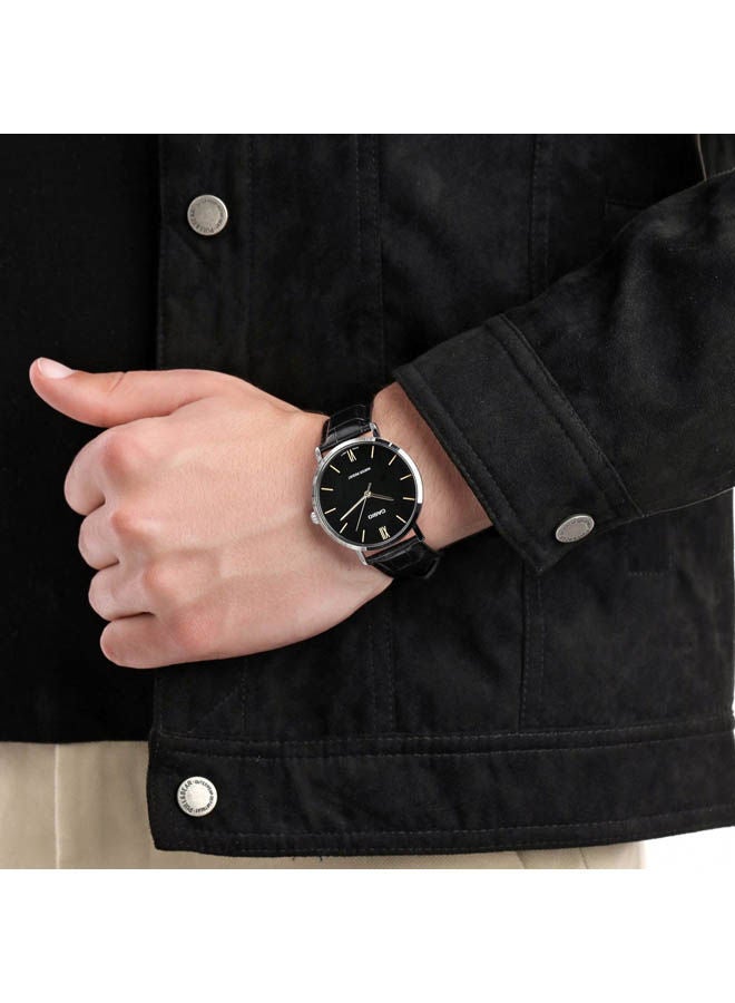 كاسيو ساعة يد من جلد بعقارب MTP-VT01L-1BUDF - Image 2