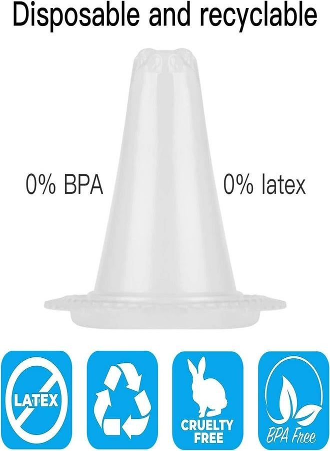 SQNCHN 100 Premium Ear Thermometer Probe Covers – High-Quality Replacement Lens Caps and Filters for All Braun ThermoScan Models – Bulk Pack  - Image 5