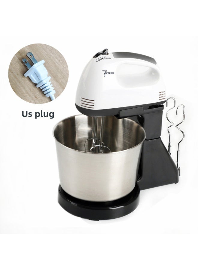 Handheld Electric Egg Beater Home Use Automatic Mixer Baking Small Whisk Cream Whisk Kitchen Utensils Manual Egg Beater-Color:Desktop Egg Beater  - Image 1
