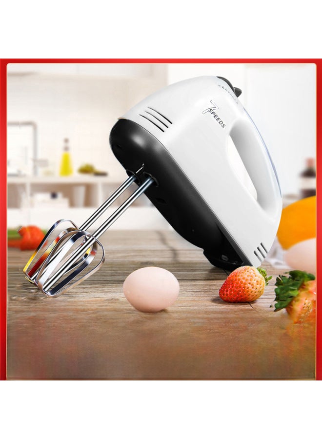 Handheld Electric Egg Beater Home Use Automatic Mixer Baking Small Whisk Cream Whisk Kitchen Utensils Manual Egg Beater-Color:Desktop Egg Beater  - Image 2