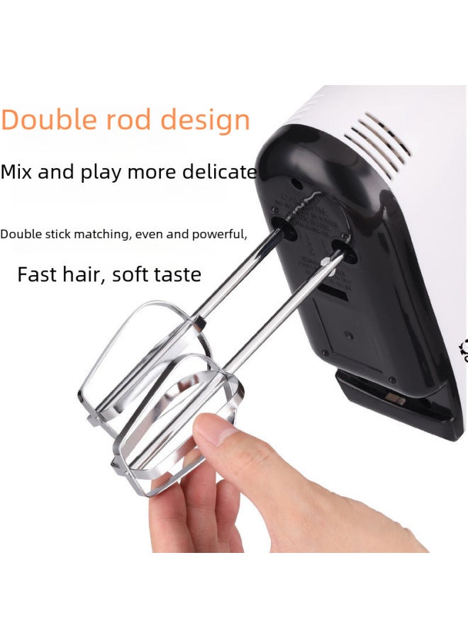 Handheld Electric Egg Beater Home Use Automatic Mixer Baking Small Whisk Cream Whisk Kitchen Utensils Manual Egg Beater-Color:Desktop Egg Beater  - Image 4