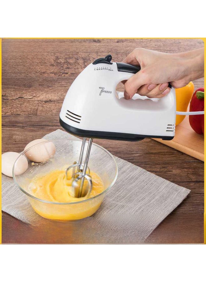 Handheld Electric Egg Beater Home Use Automatic Mixer Baking Small Whisk Cream Whisk Kitchen Utensils Manual Egg Beater-Color:Desktop Egg Beater  - Image 3