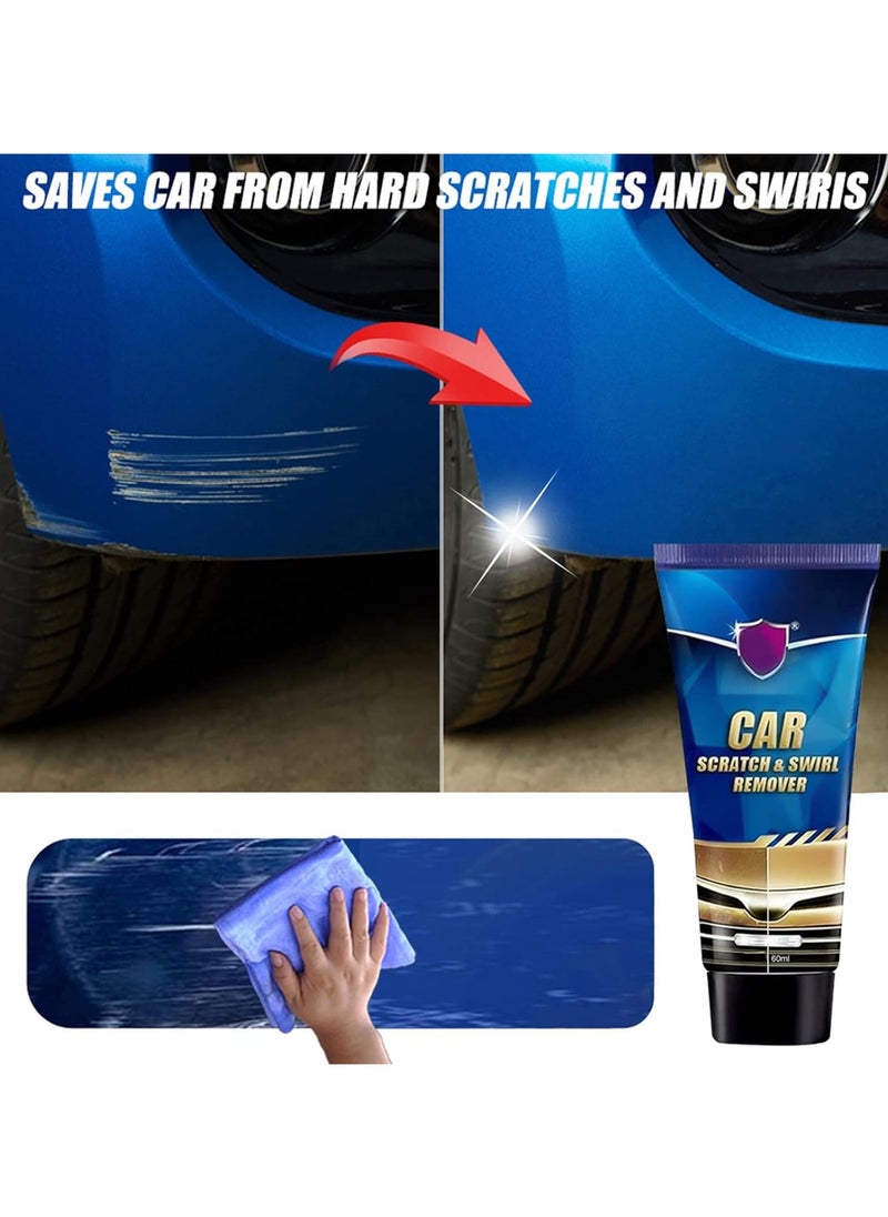 Car Scratch Remover Kit, 60ml Car Scratch Repair Paste, Scratch Removal Paste for Repairing Car Scratches, Car Maintenance and Refurbishment Paint Scratch Polishing Repair Paste - pzsku/Z29C0BD7C99355142FD72Z/45/_/1734528690/494f1693-576e-4235-bc32-4cbbfd78da47