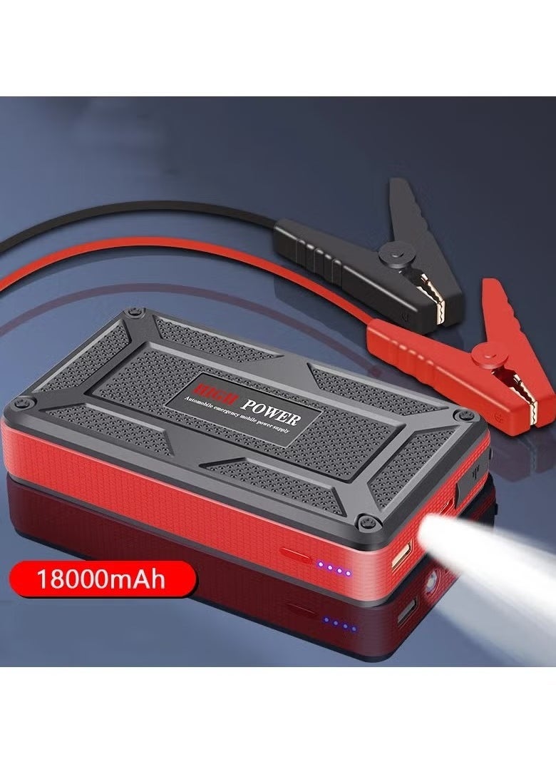ELTRAZONE Portable Car Jump Starter Power Bank 18000mAh – High Capacity Battery for Mobile Phones, Tablets, and Emergency Car Starting – Compact and Lightweight Car Booster Device for Quick Engine Start and Mobile Charging  - Image 4