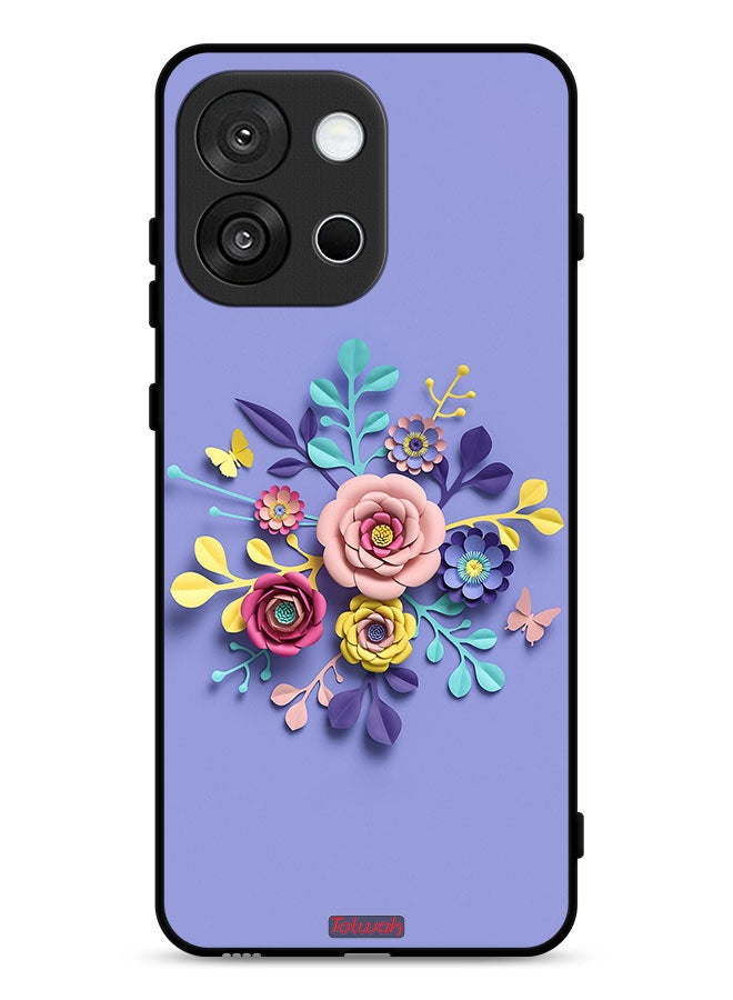 Tolwak OnePlus 13T Protective Case Cover Flowers Art - Image 1