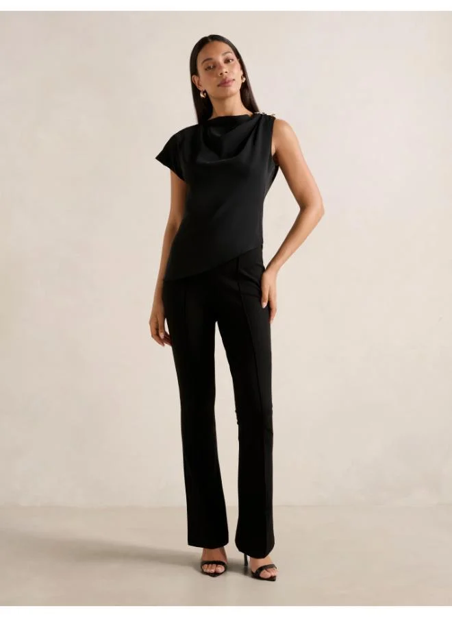 Forever New  Aubery Asymmetric Draped Top for Women | Best Price UAE
