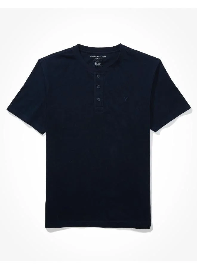 American Eagle Essential Henley T-shirt