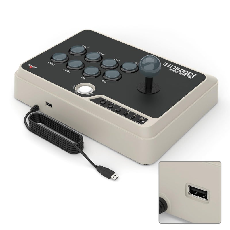 MAYFLASH Arcade Stick F300 Elite with Sanwa Buttons and Sanwa Joysticks for Switch/Switch 2, Xbox Series S/X, Xbox One, PS4, PS3, Windows, macOS, Steam Deck, Android and more - Image 4