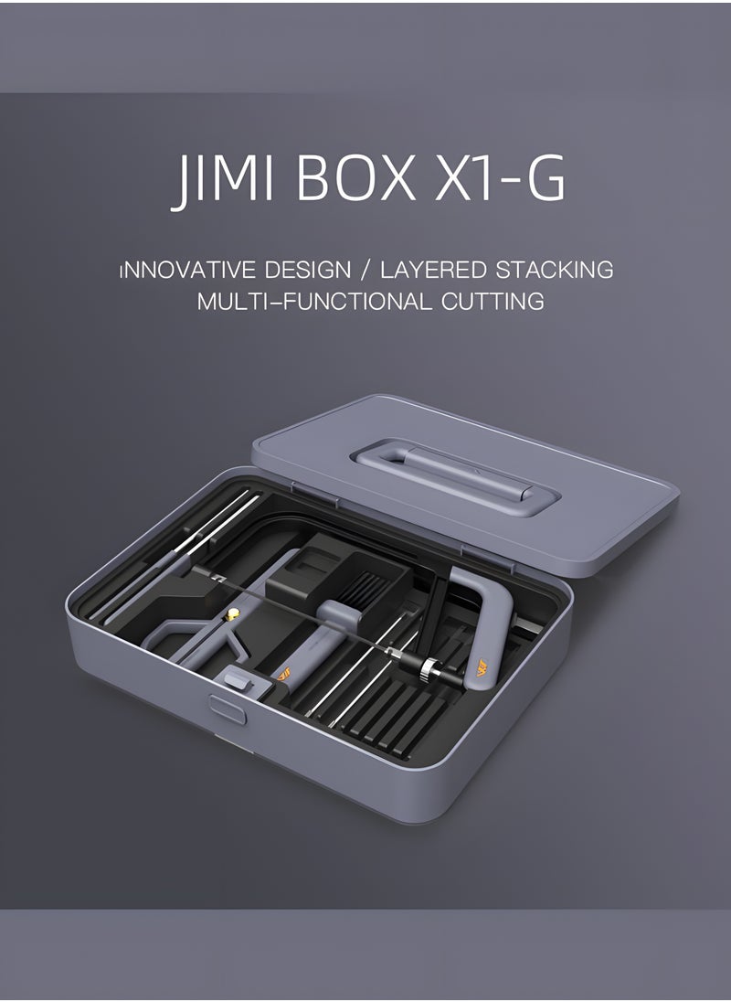 JIMIHOME - 15Piece Cutting Tool Set - Home Repair Tool Kit with Box, Multi-Function Hand Tools for DIY, Household and Maintenance, Portable, Compact, Lightweight - Image 1