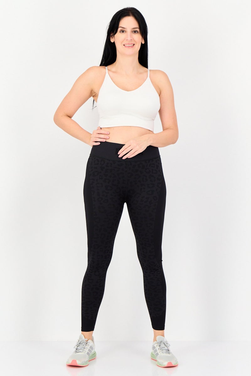 PUMA Women Sportswear Fit Pull On Training Leggings, Black - Image 4