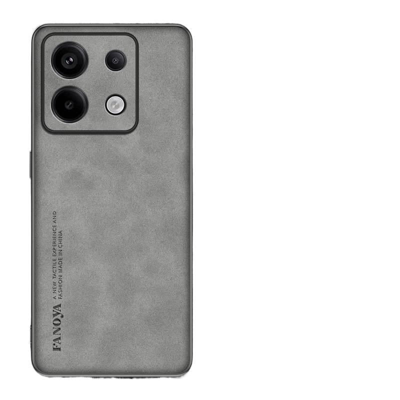 غطاء واقي، Silver، مقاوم للصدمات لـ Redmi Note 14 باللون الفضي باللون الأحمر - Image 1