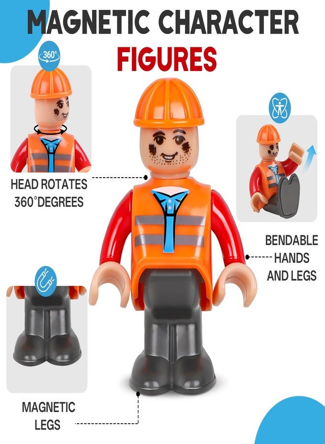 Landtaix Magnetic People Figures for Kids, 15PCS Community Helpers Toys - Image 4