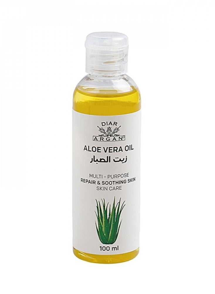 Diar Argan Aloe Vera Oil For Face Body And Hair 100ml  - Image 1