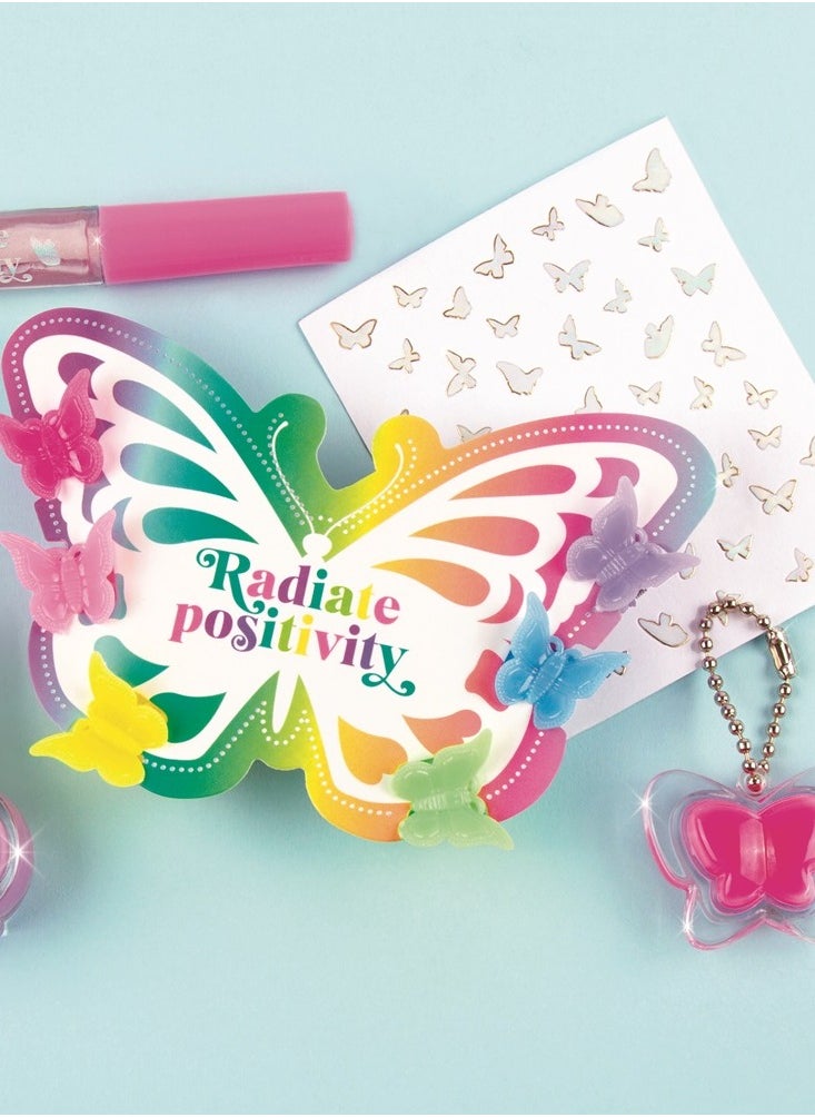 Make It Real Make It Real Butterfly Cosmetic Set 11pcs for Ages 8+  - Image 2