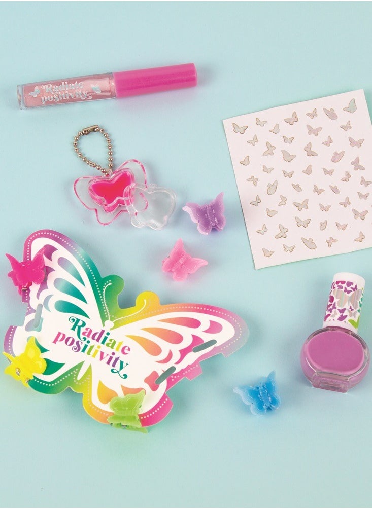 Make It Real Make It Real Butterfly Cosmetic Set 11pcs for Ages 8+  - Image 4