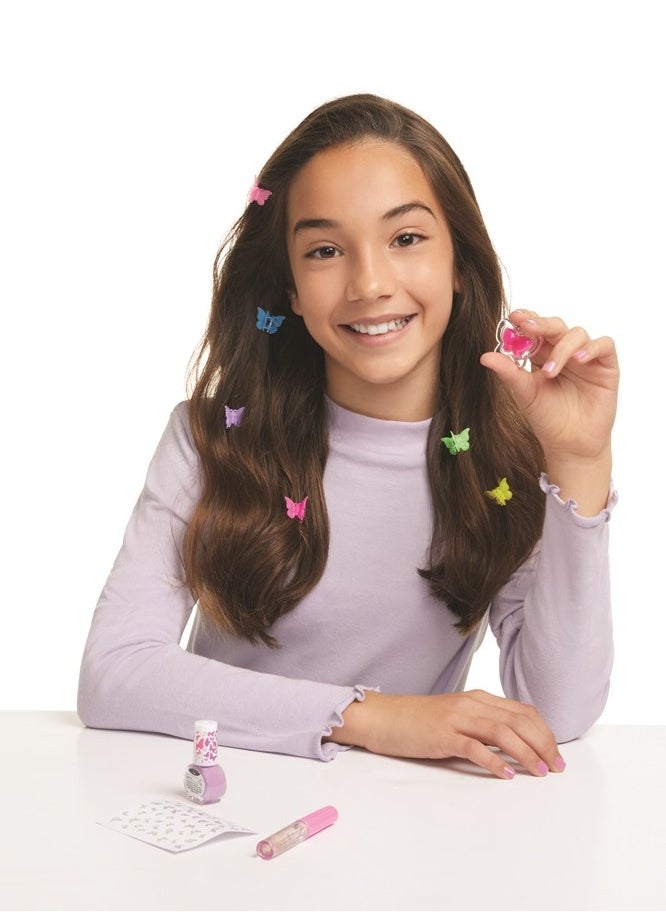 Make It Real Make It Real Butterfly Cosmetic Set 11pcs for Ages 8+  - Image 5