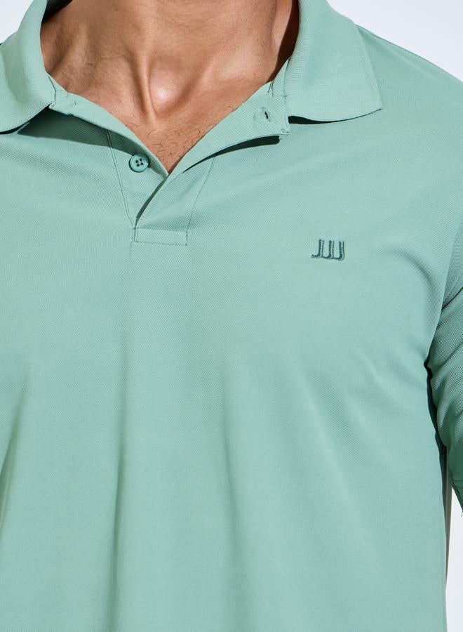 ستايلي Polo بقصة عادية للرجال بياقة مضلعة - Image 3