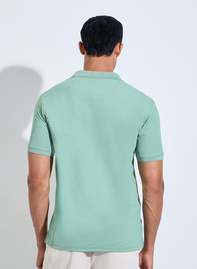 ستايلي Polo بقصة عادية للرجال بياقة مضلعة - Image 4