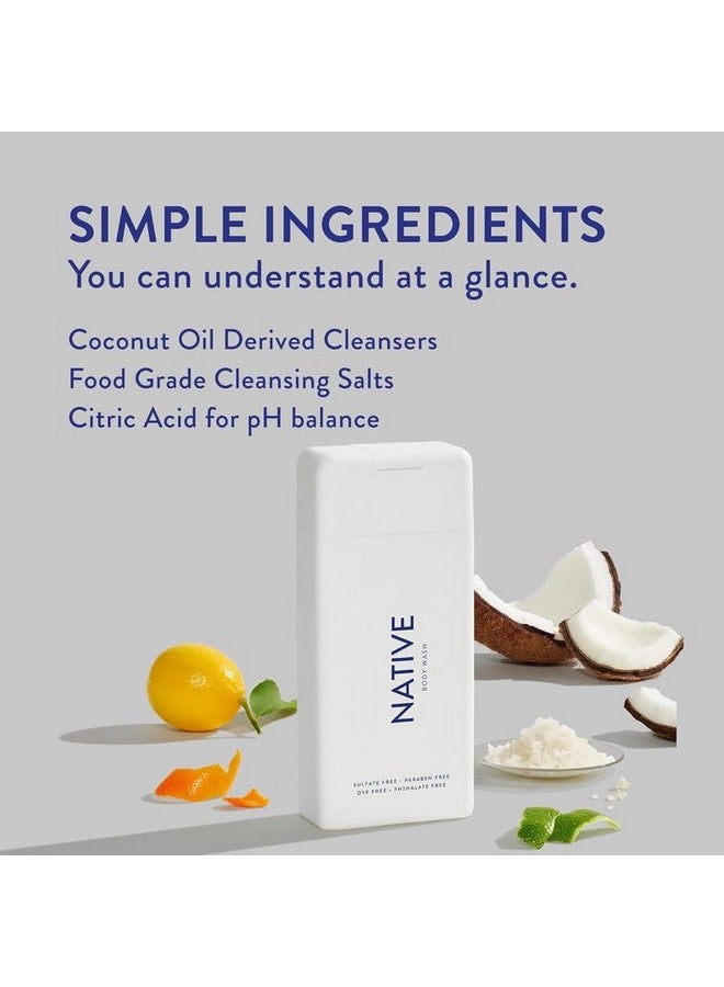 Native Body Wash for Men & Women, Seasonal | Sulfate Free, Paraben Free, Dye Free, with Naturally Derived Clean Ingredients Leaving Skin Soft and Hydrating, Powder & Cotton 18 oz - 2 Pk - Image 3