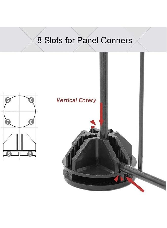 105*70*105cm Pet Playpen Small Animals Cage DIY Wire Portable Yard Fence with Door for Indoor/Outdoor Use Puppies Kitties Bunny Turtle - Image 2