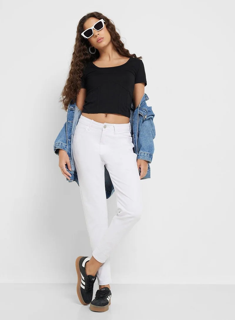 High Rise Skinny Fit Jeans