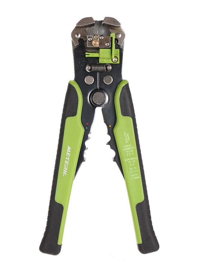 NIBEMINENT - Multifunctional Adjustable Cable Wire Stripper Crimping Tool Green - Image 1