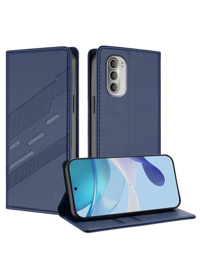 اس-توب جراب لهاتف Motorola Moto G51 5G، جراب جلدي متعدد الوظائف منقوش بتصميم كلاسيكي - Image 1