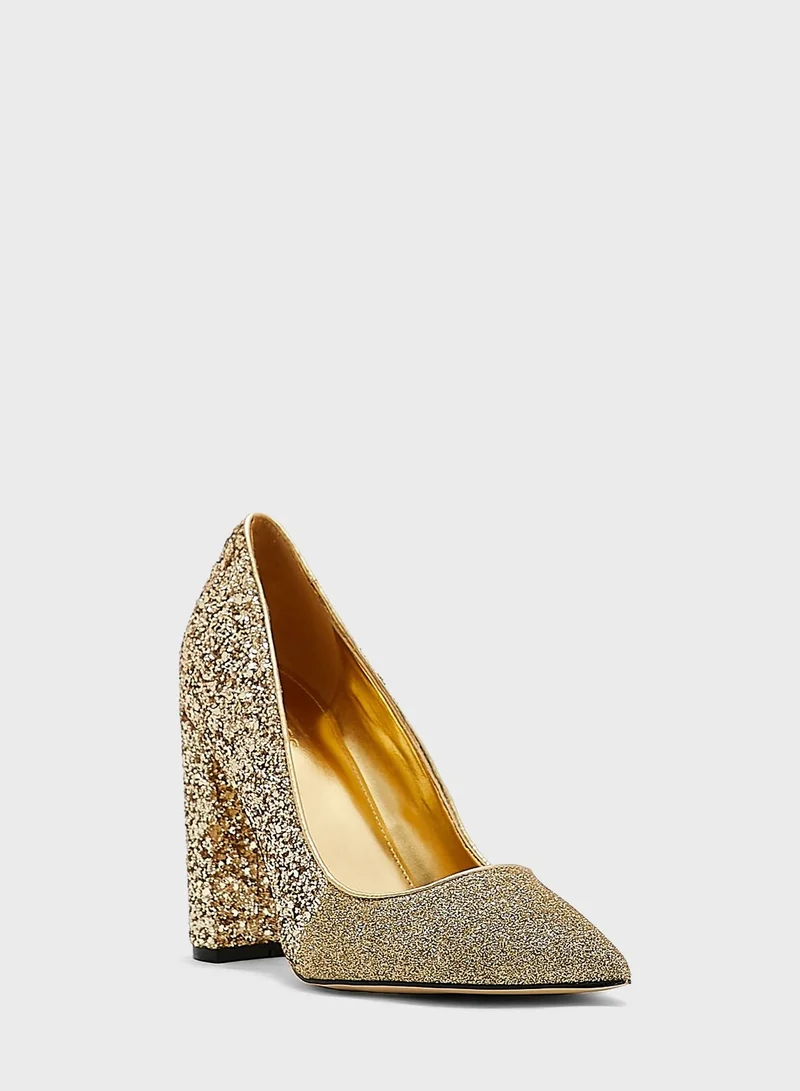 GUESS Block Heel Pumps