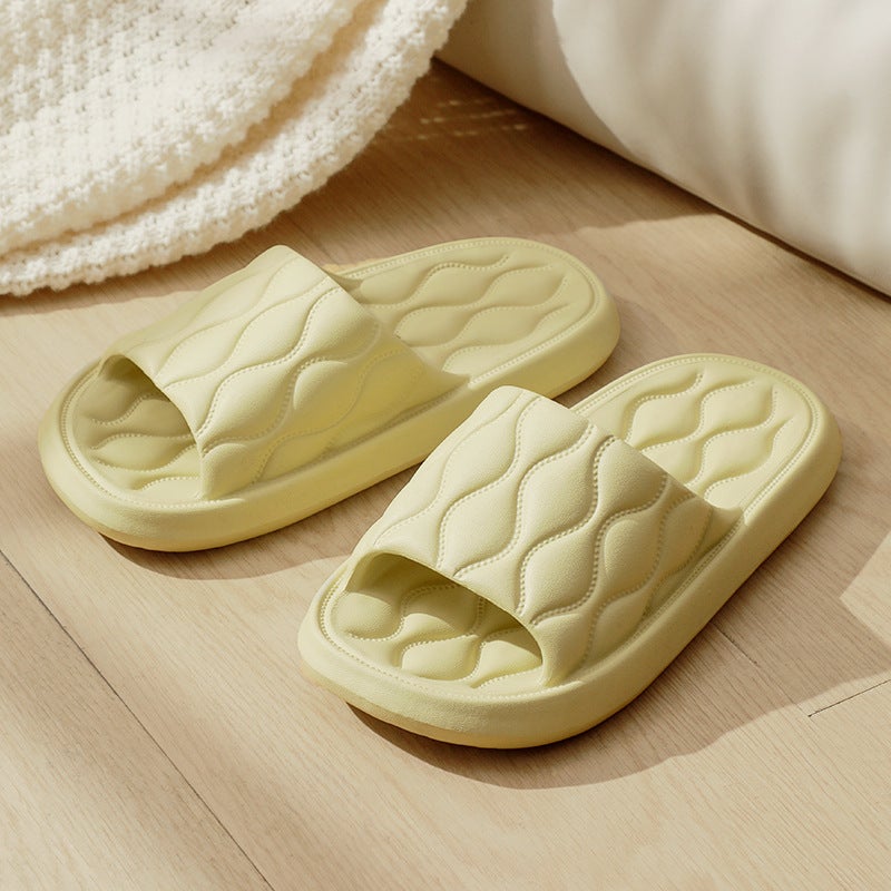 Couple’s Comfortable Travel Slides Green [Women]] 